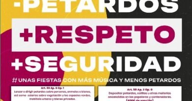 El Ayuntamiento inicia la campaña de control del uso de la pirotecnia en las fiestas patronales