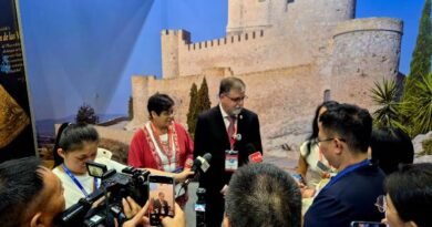 Villena despliega en la feria de turismo de China su oferta cultural y enológica