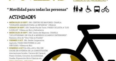 Charlas, ciclo rutas y talleres en la programación de la Semana de la Movilidad