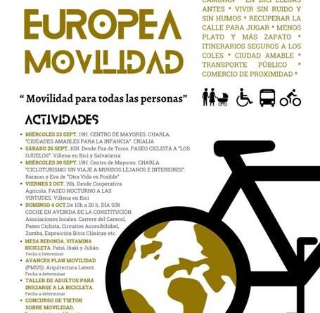 Charlas, ciclo rutas y talleres en la programación de la Semana de la Movilidad